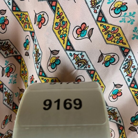 Melissa McCarthy Seven7 Women's Pink Floral Kimono Duster‎ Cardigan Size M 9169 - Picture 9 of 9